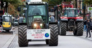 Die Demo in Hamburg war lange vorher geplant gewesen. (Bild FAZ Wirtschaft/ Twitter)