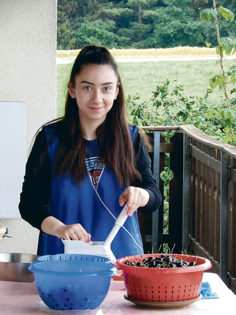 Kübra Erylmaz fühlte sich sichtlich wohl während ihres Aufenthaltes bei Familie Käslin Roth.