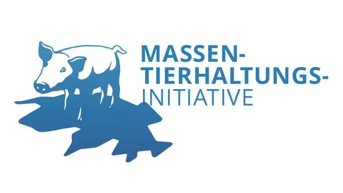 63662fe49746acc9c12f7a119c8b3bf72d8a0cc4 Das Logo der Massentierhaltungs-Initiative. (Bild akr)
