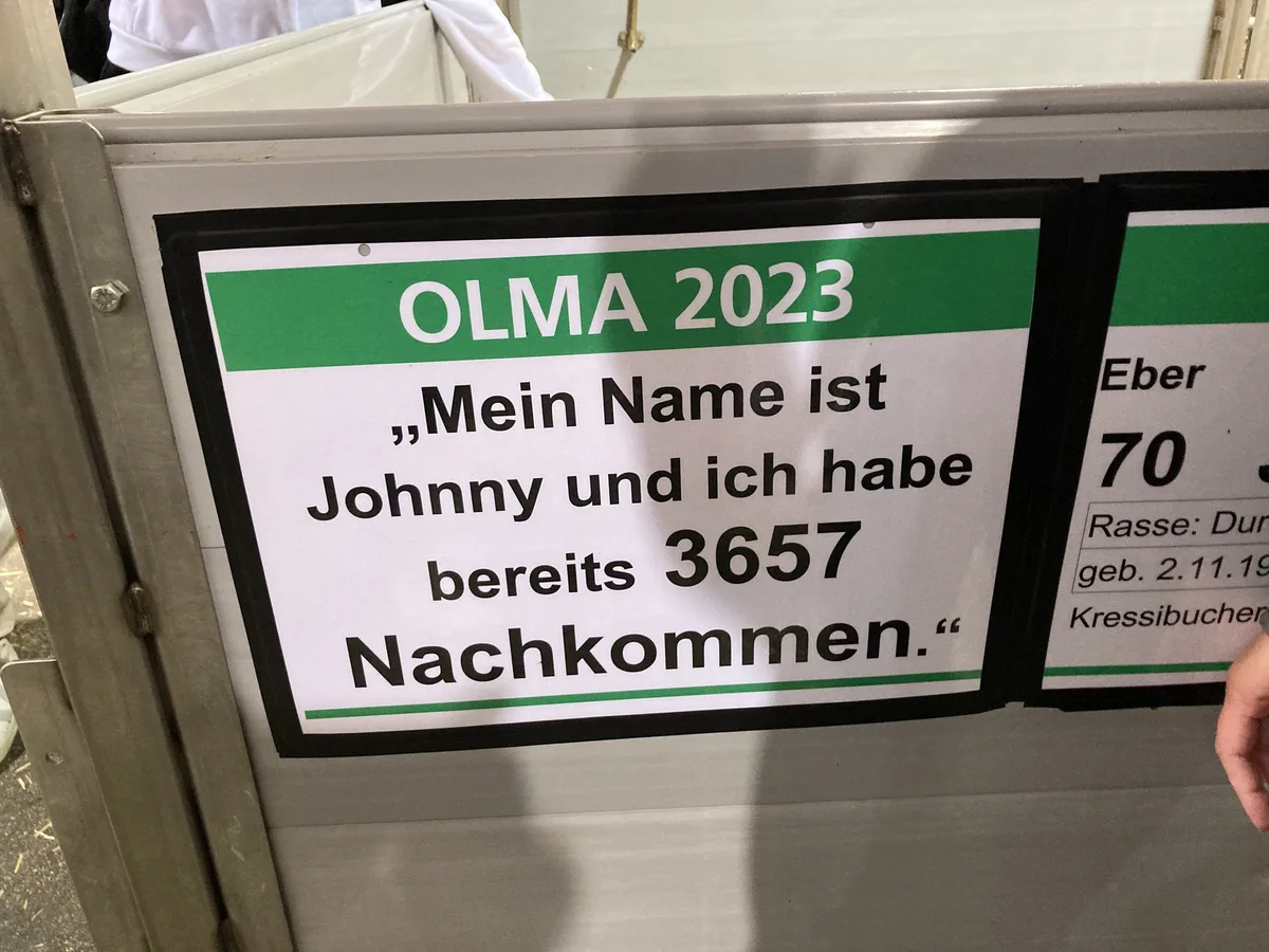 Olma_Eber_Johnny_4 Grosse Euter, viele Menschen, «Bratwürschtli» und Johnnys Gehänge