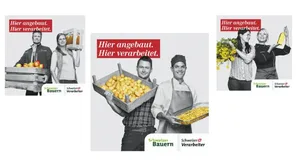 Stolz präsentieren Bäuerinnen und Bauern und Verarbeitende ihre Ur- und Endprodukte. (Bilder SBV)