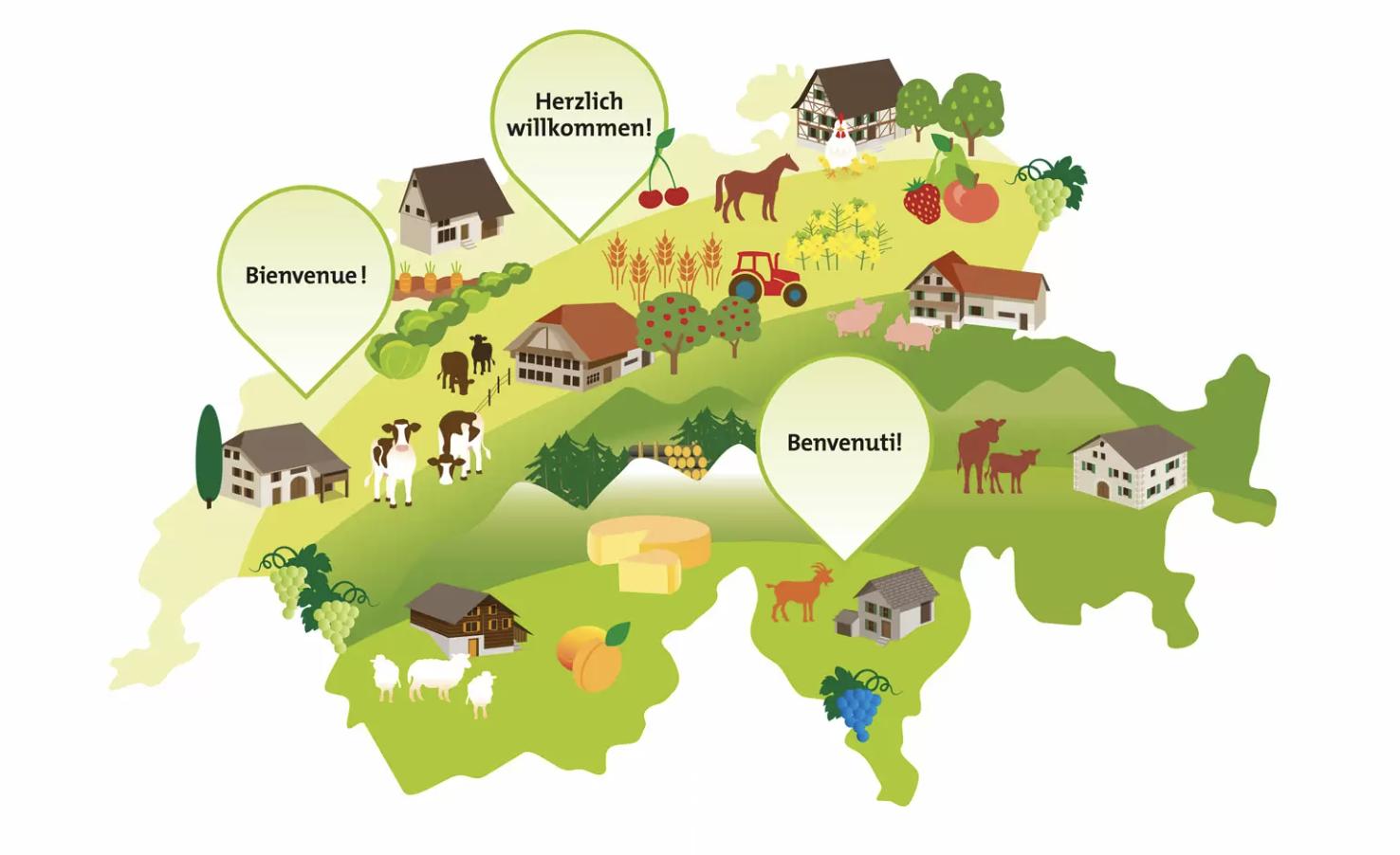 Der Tag der offenen Hoftüren reiht sich ein in die Liste der Veranstaltungen, die dem Coronavirus 2020 zum Opfer fallen. (Bild Screenshot landwirtschaft.ch)