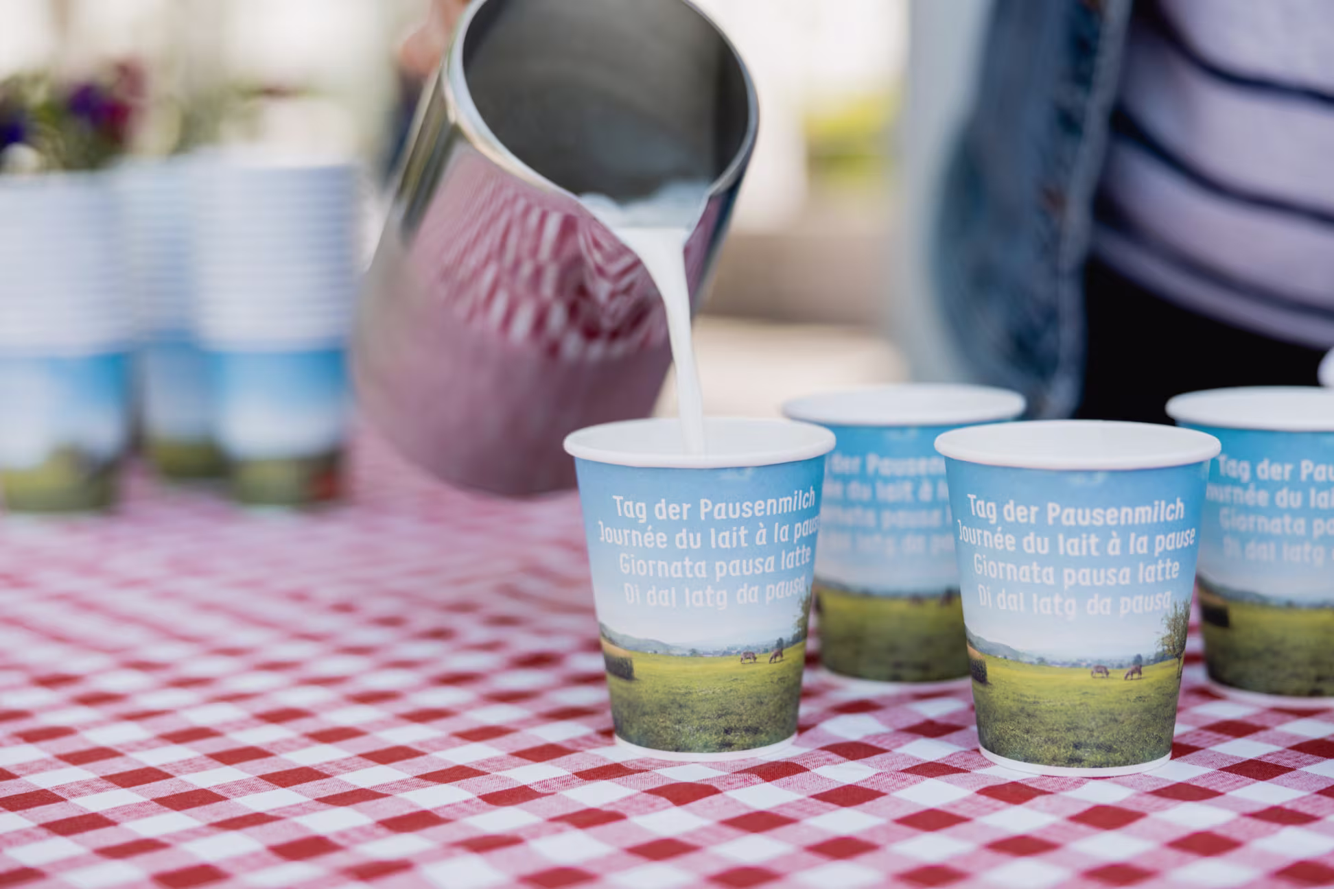Eine feine Milch in der grossen Pause