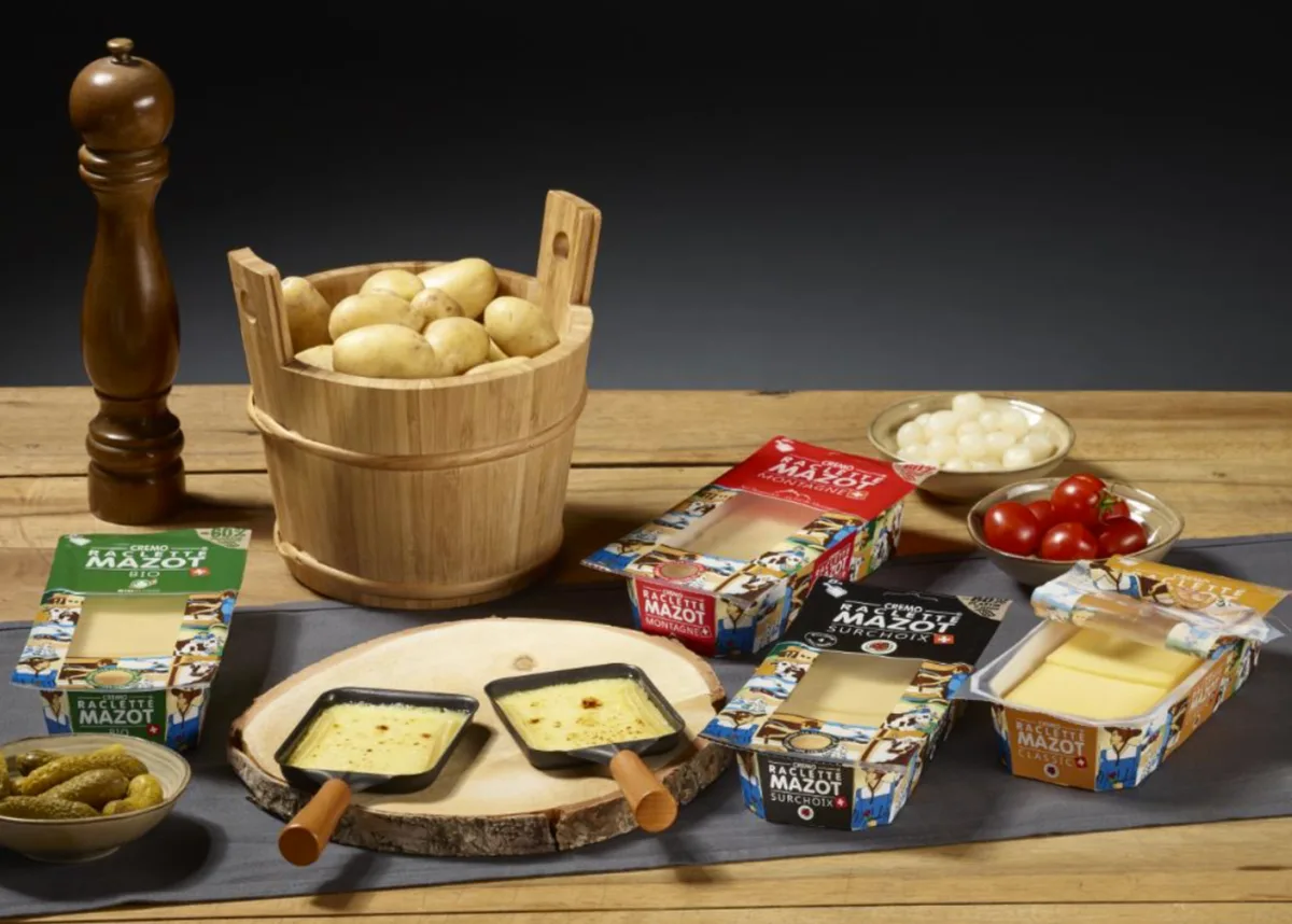 cremo-raclette Der Marienkäfer neu auch auf dem Raclette Mazot Käse