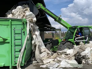 Bei der Trocknungsgenossenschaft Kemmental-Ellighausen organisiert Daniel Haffa alle paar Monate eine Sammlung für Siloballenplastik.
