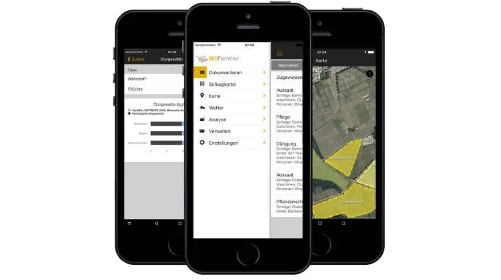 b2e1a259c805d3f4ba9bc1522ce459765877c5ce Barto powered by 365FarmNet ist eine webbasierte Plattform zum Verwalten des ganzen Betriebes und zum Erfüllen der Dokumentationspflicht. Über die 365Crop App lassen sich Massnahmen auch unterwegs eintragen. (Bild Barto)