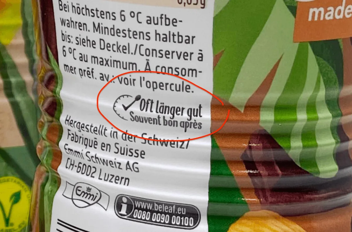 603b1f2af602b9090bda312f759fe857f7ebe6e3 Unter anderem vegane «Beleaf»-Produkte werden als erstes mit dem neuen Hinweis versehen. (Bild zVg)