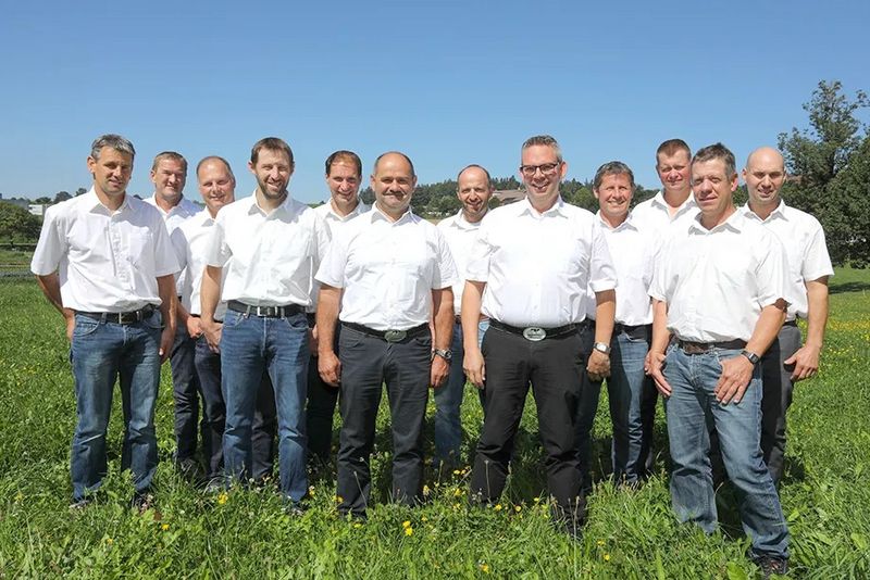 Der Vorstand bleibt fast derselbe: Für den Kreis 1 (VD-VS-GE) kommt neu Nicolas Jotterand. (Bild Holstein Switzerland)
