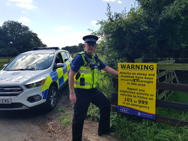 e Polizei bittet die Bevölkerung um Hilfe. (Bild Northamptonshire Police)