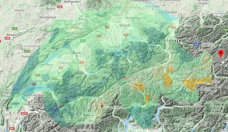 Die neuen Daten sollen Meteodaten wie etwa zur Niederschlagssumme (Bild) ergänzen und gezieltere Massnahmen ermöglichen. (Bild Screenshot agroindex)