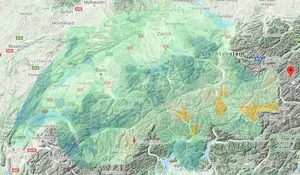 Die neuen Daten sollen Meteodaten wie etwa zur Niederschlagssumme (Bild) ergänzen und gezieltere Massnahmen ermöglichen. (Bild Screenshot agroindex)
