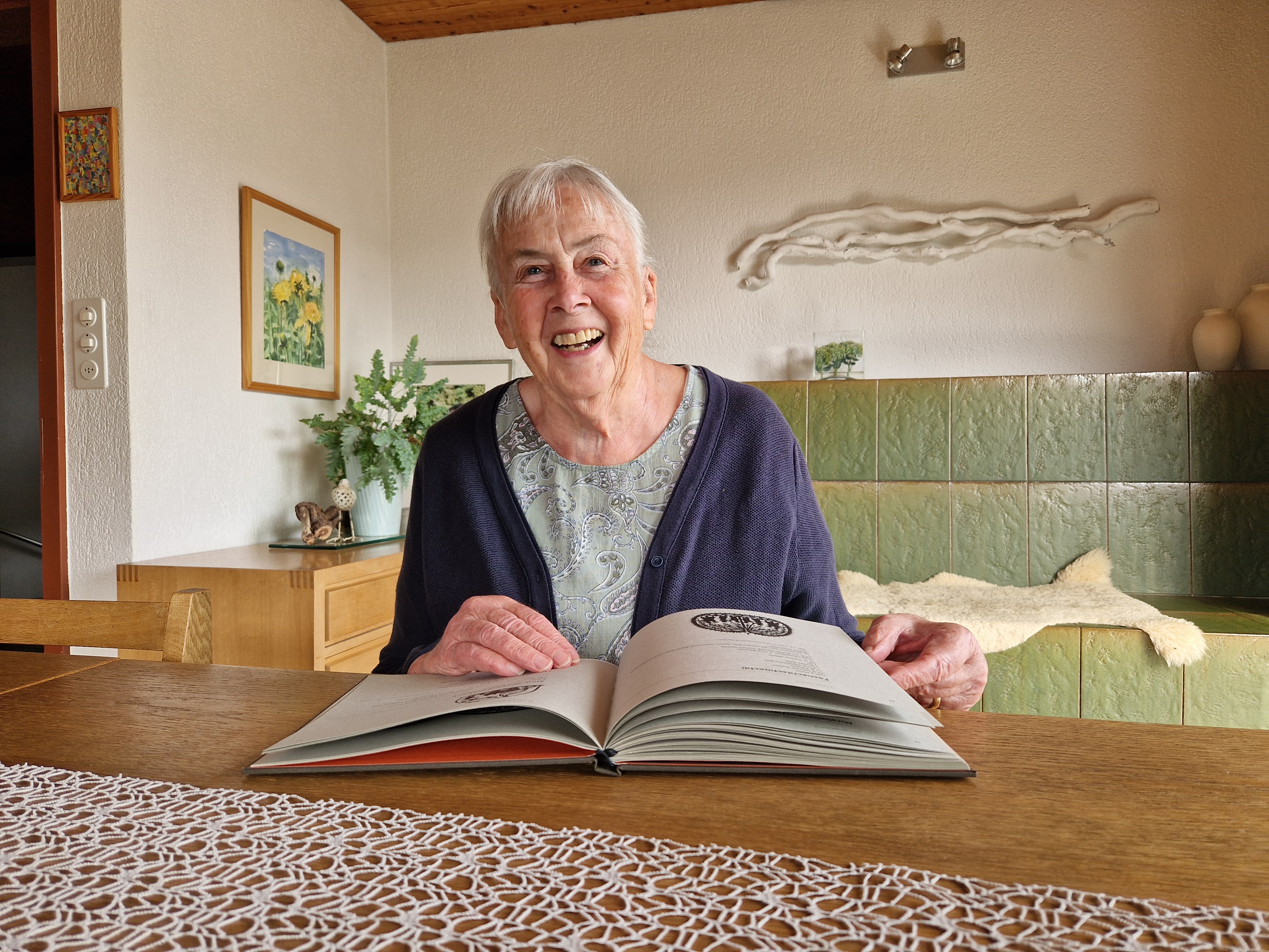 Margrit Gasser freut sich auf ihr gelungenes Projekt: «Kunscht und Choche» 