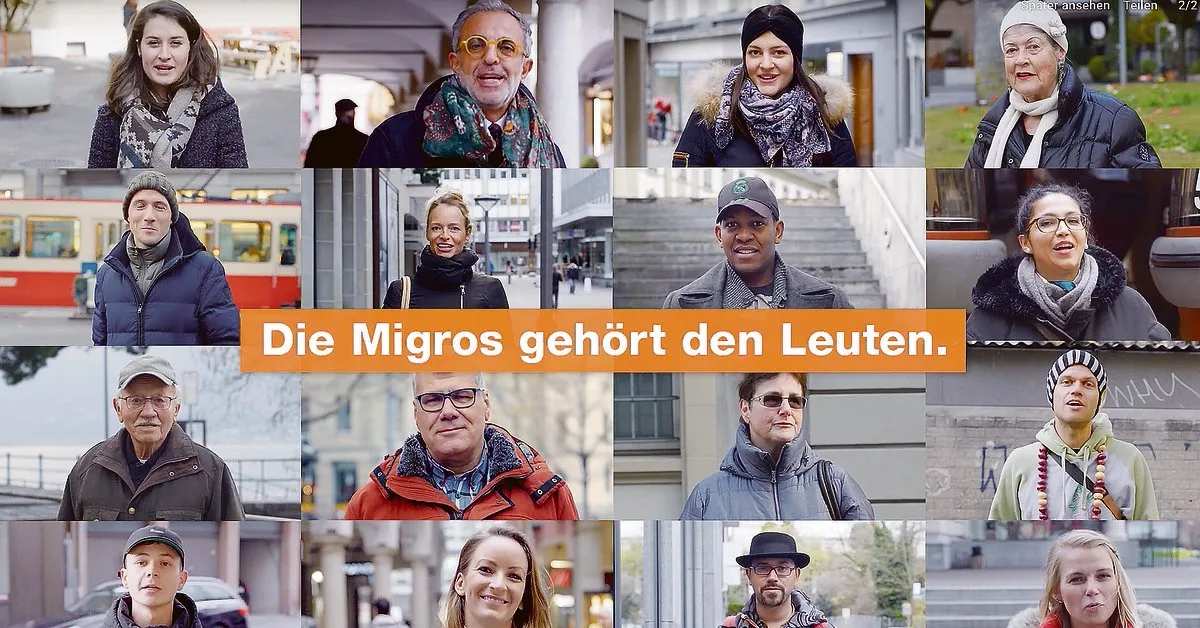 3f20fa4cfd5c08070db3fd1be29507c1aa40705b Die Detailhändlerin wirbt derzeit damit, eine Genossenschaft zu sein. Je grösser aber Genossenschaften werden, desto weniger funktionieren sie nach der ursprünglichen Idee. (Bild Screenshot Migros)
