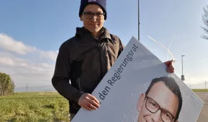 Der neu gewählte Baselländer Landwirtschaftsdirektor auf Wahlkampftour.