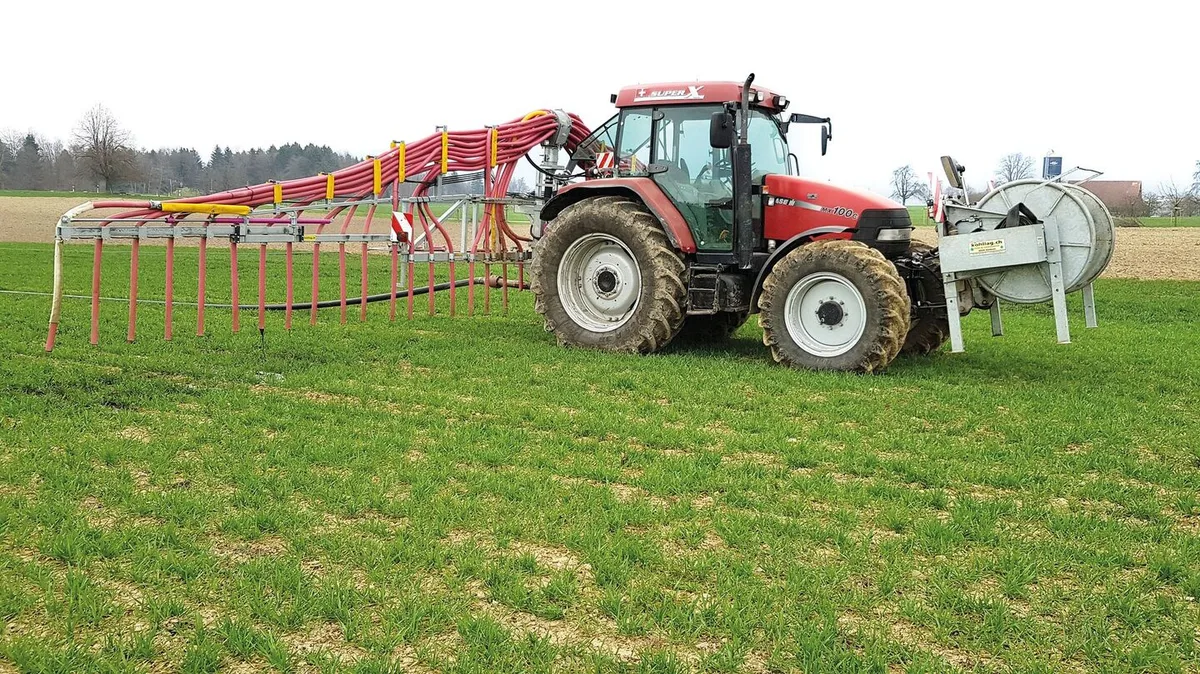 Die Gülletechnik wird immer professioneller.