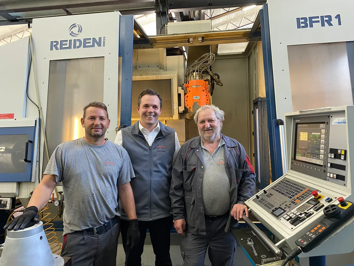 Randy Honegger über seinen Anfang bei der Wälchli Maschinenfabrik: «Ich hatte stets die Triebfeder in mir, selbst etwas zu leiten»