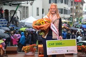 Nadja Högger wurde an der Wega zur 21. Thurgauer Apfelkönigin gewählt.