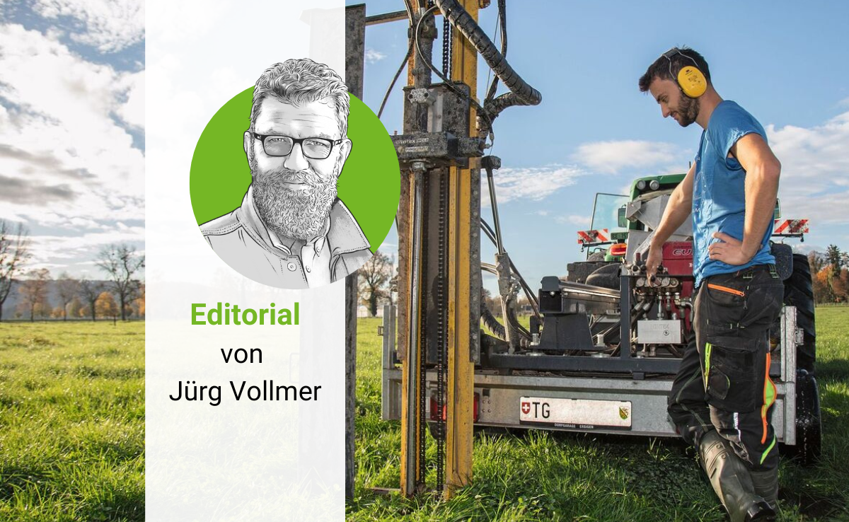 «die grüne» geht 2023 dem Boden auf den Grund – Editorial von Jürg Vollmer