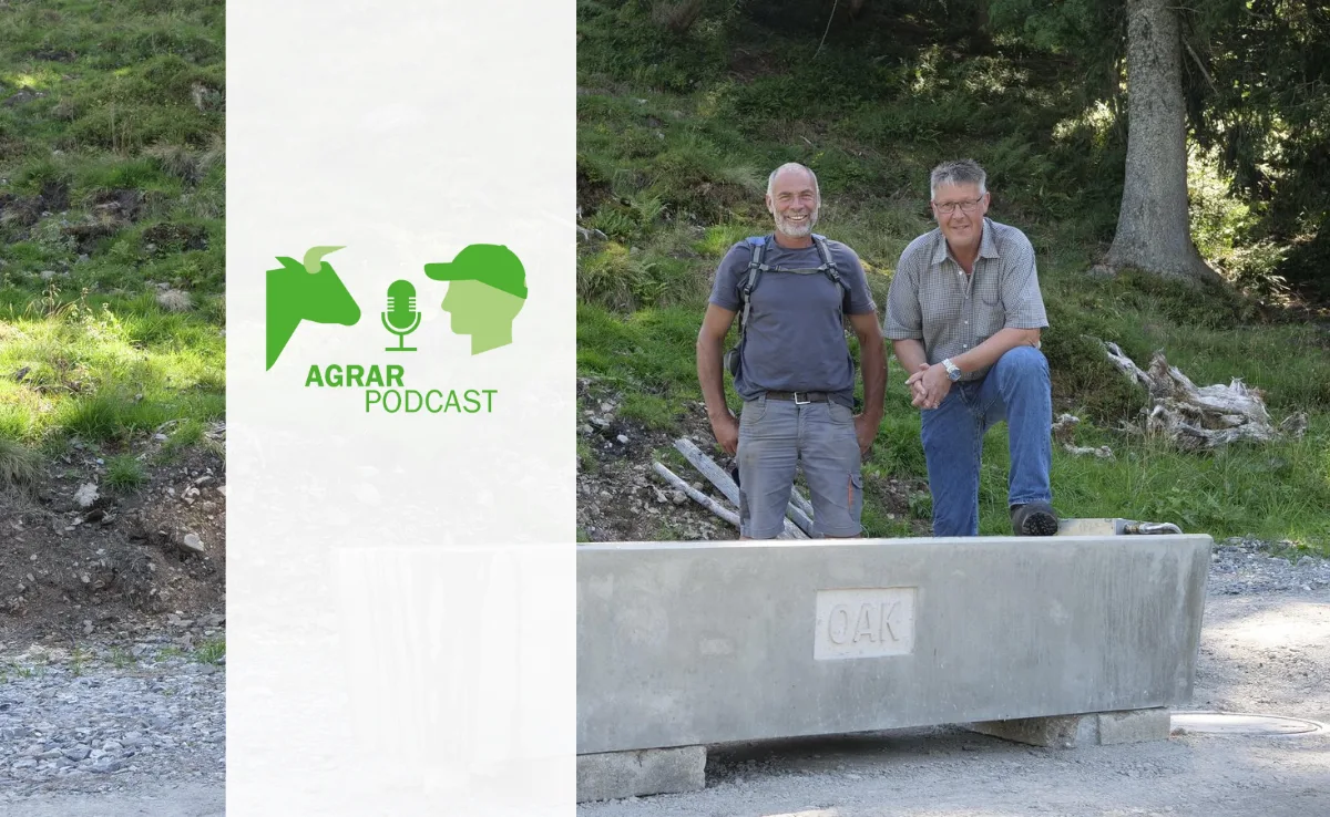 Podcast_34_DG «AgrarPodcast» Episode 24: Zwei gegen Wassermangel, viele auf der Stöckweid, einer gegen Littering