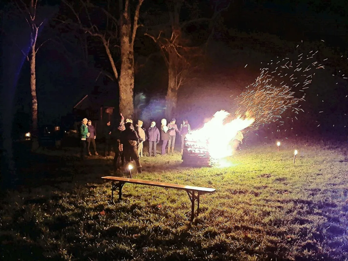 Die Adventsfeuer an den vier Standorten sorgten für eine feierliche Atmosphäre.