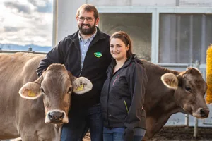 Madlen und Benno Föhn sprechen offen über den BVD-Fall auf ihrem Betrieb. Foto: Pia Neuenschwander