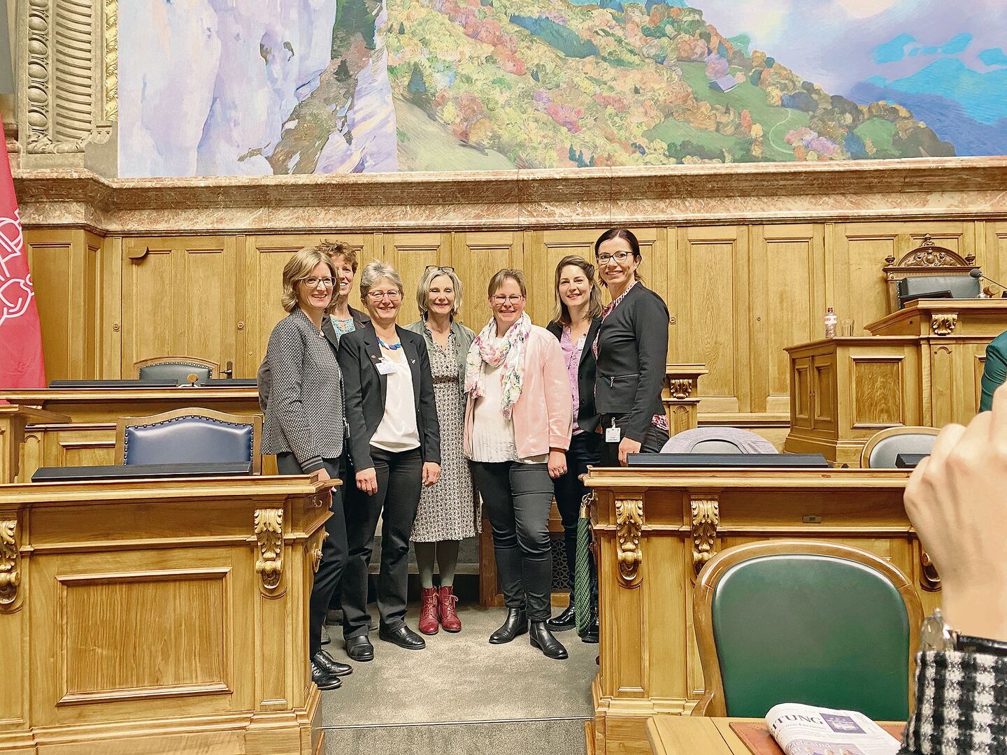 Die Frauen vom Land waren im Bundeshaus erfolgreich