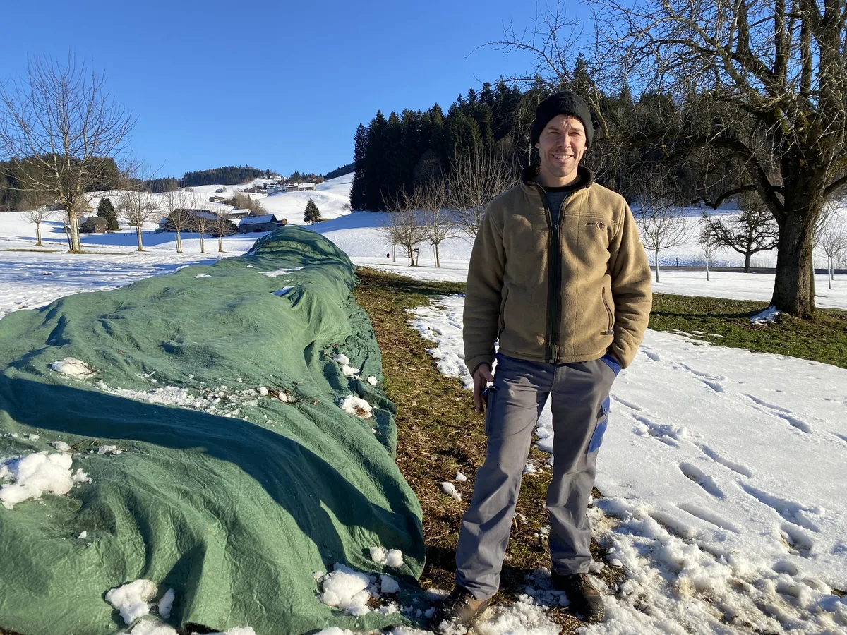 Der Mistkompost sorgt auf dem Betrieb «Frohwies» für fruchtbaren Boden