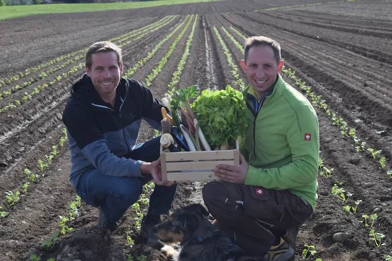 6e129bf36b0dd2db268b05b306c00994ce245703 Matthias Ruoss (links) und Markus Bernhardsgrütter haben vor drei Jahren die Saisonbox GmbH gegründet. (Bild sgi)