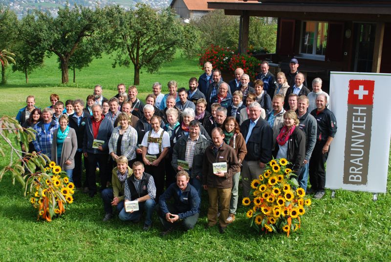Die besten Braunviehzüchter auf einen Blick. (Bilder jsc)