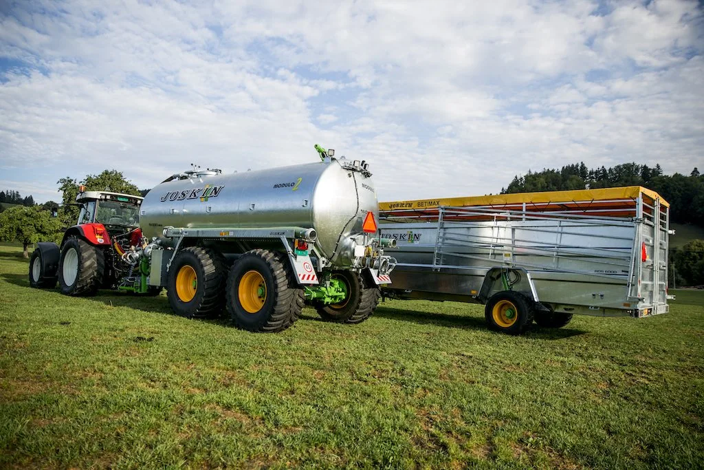 975e2940d49c958091c5173bee4f267077337711 Joskin verkauft in der Schweiz vor allem Güllefässer. Bild: Mareycke Frehner