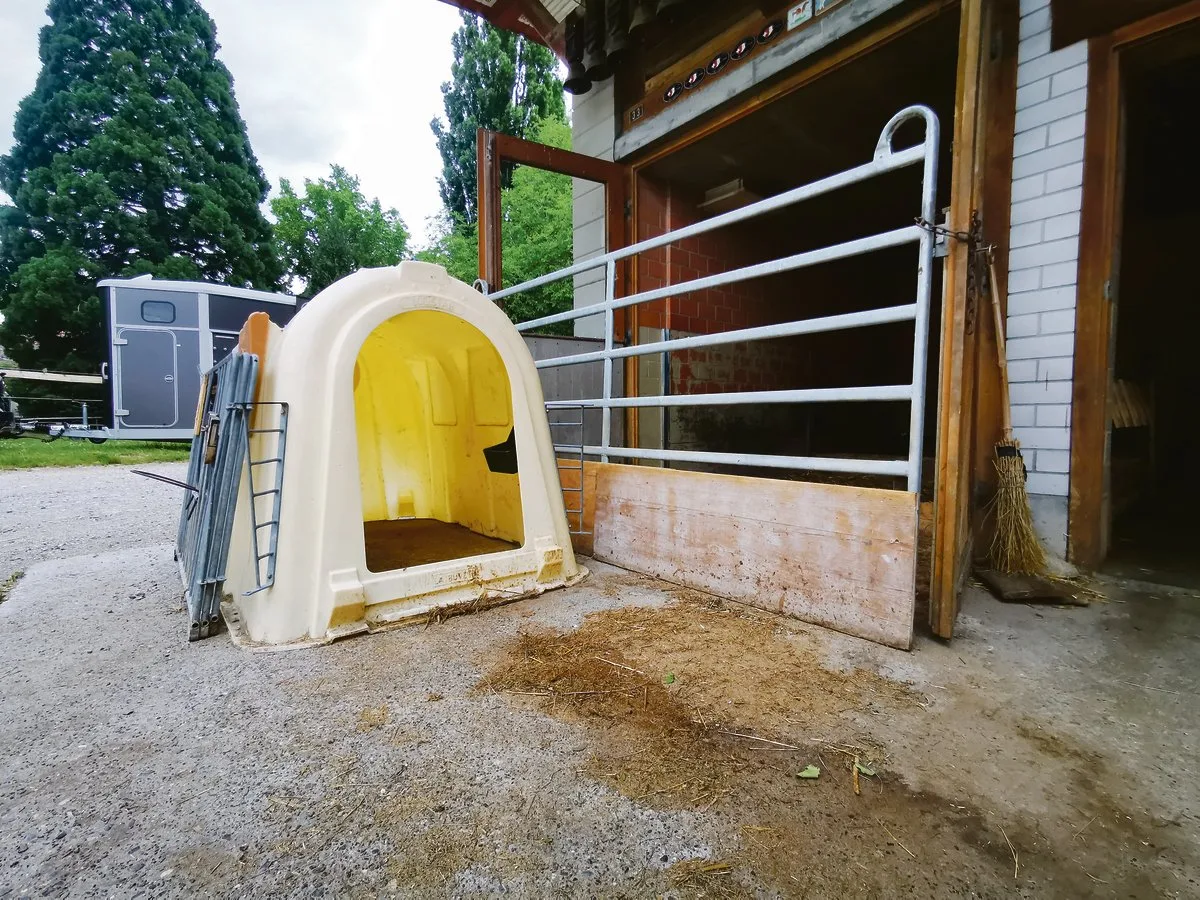 Kälberiglus sind aus gewässerschutztechnischer Sicht Stallungen und somit befestigt und dicht mit Entwässerung in die Güllegrube auszuführen.(Bilder sb)