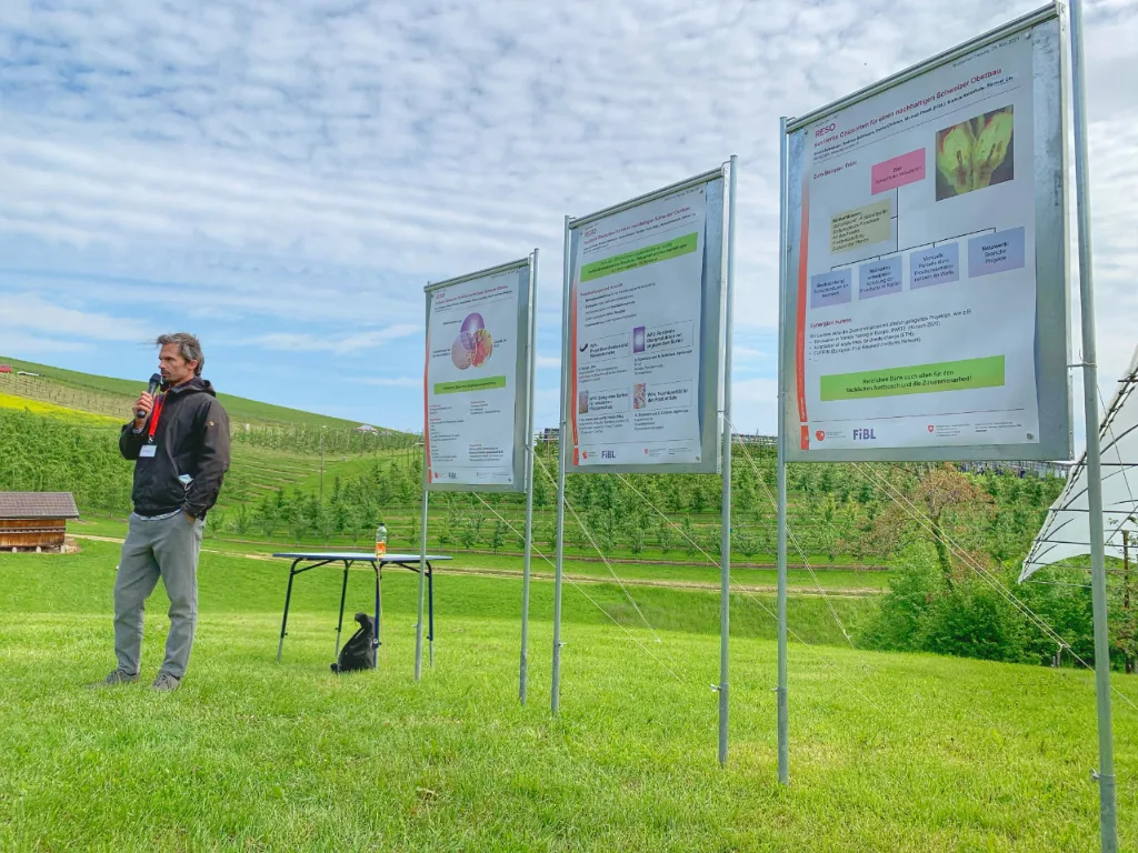 1215251e71beaf54be503c896d5310f03a66068d Der Vergleich der mechanischen und chemischen-synthetischen Unkrautregulierung war ein Thema der Tagung. (Bild Agroscope)