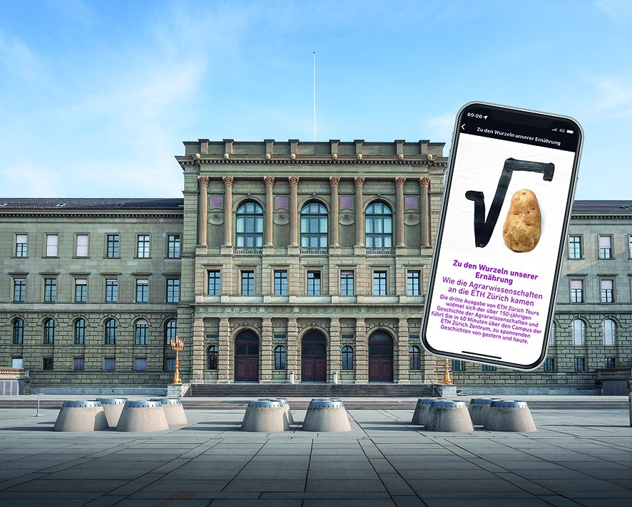 Das Hauptgebäude der ETH Zürich an der Rämistrasse.