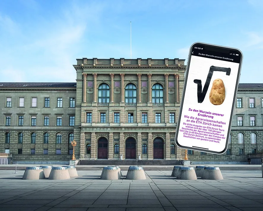 Das Hauptgebäude der ETH Zürich an der Rämistrasse.