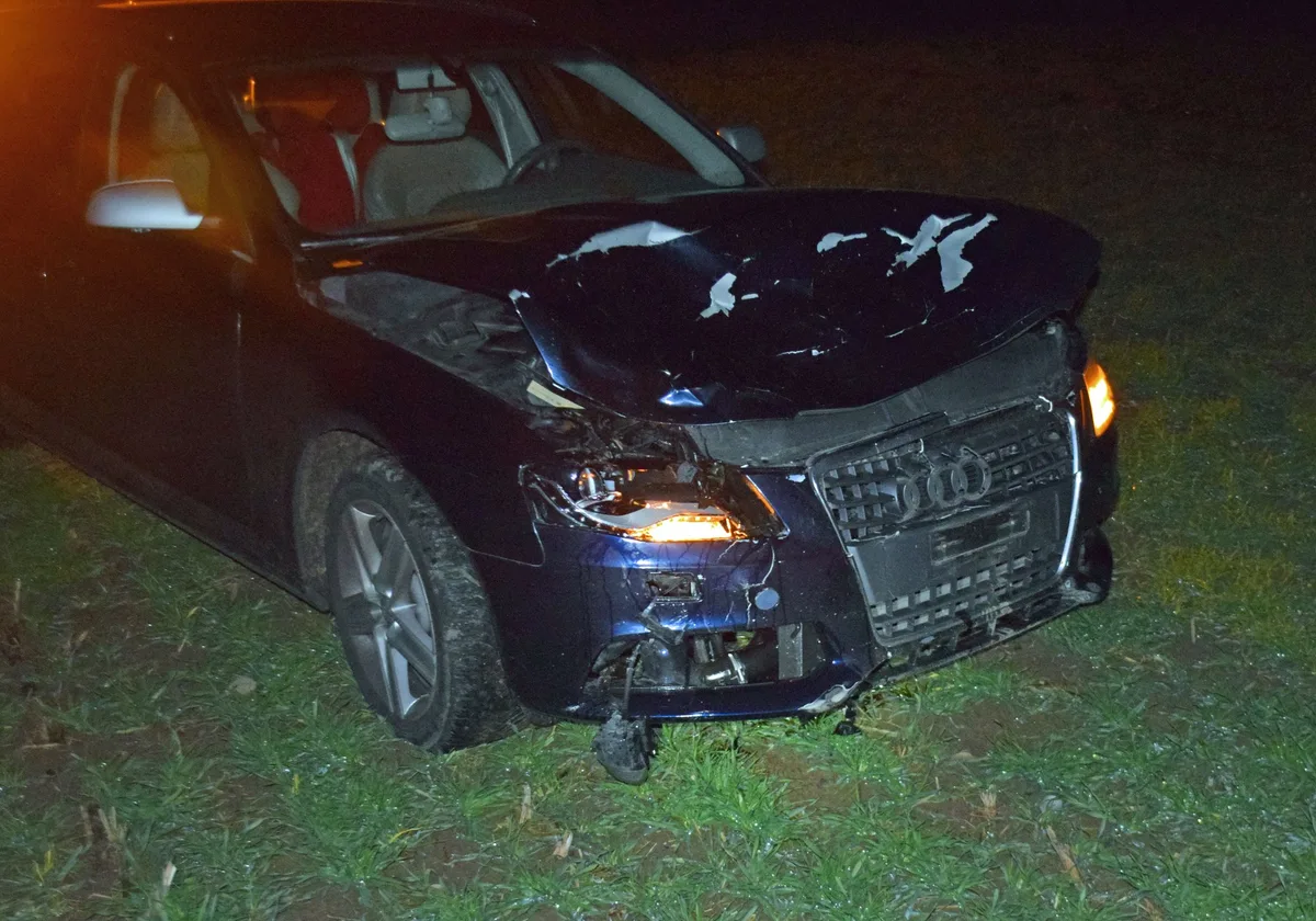 e07ddaa0aa3e7215f30d3483d0933f4fd8fe05ac Das Unfallauto erlitt Totalschaden. (Bild Luzerner Polizei)