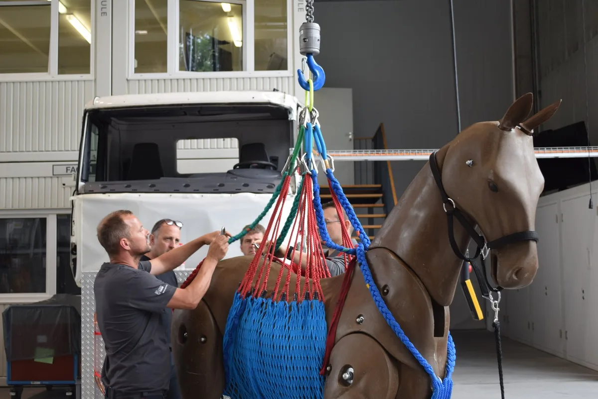 Wie die Feuerwehr Grosstiere tierschutzgerecht rettet – und wie die Feuerwehrleute dafür ausgebildet werden