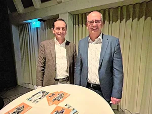 Gastgeber waren Länderpräsident Syngenta Schweiz Roman Mazzotta (l.) und Stefan Odermatt (Syngenta Agro AG).