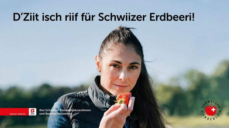 ada5b13783f4e6d9d248ea840f4cf554b74ed8df Die Ostschweizerin Melanie Knup gibt den Schweizer Beerenproduzentinnen und -produzenten ein Gesicht. (Bild swissfruit.ch)