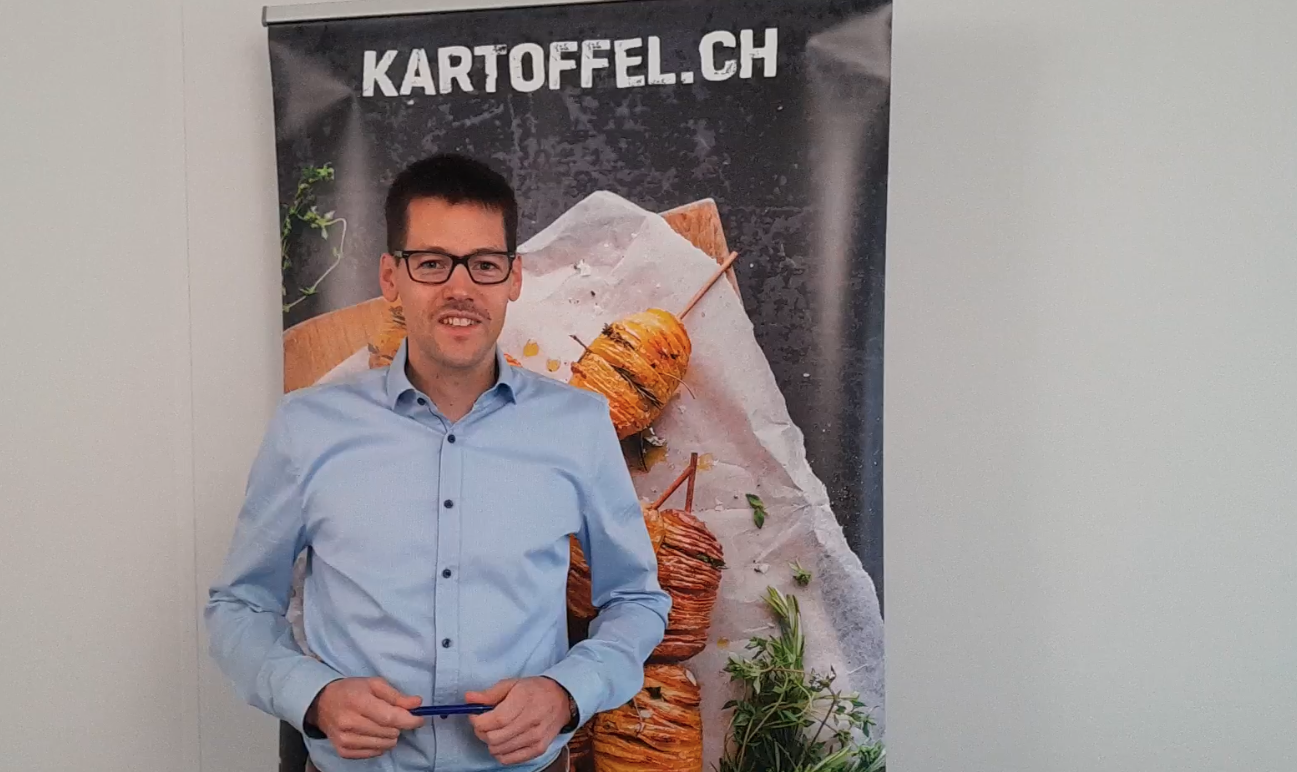 Christian Bucher, Geschäftsführer Swisspatat, sieht es als Branchenaufgabe an, die Rahmenbedingungen so zu verbessern, dass der Anbau attraktiv und die Produktionsfläche erhalten bleiben.
