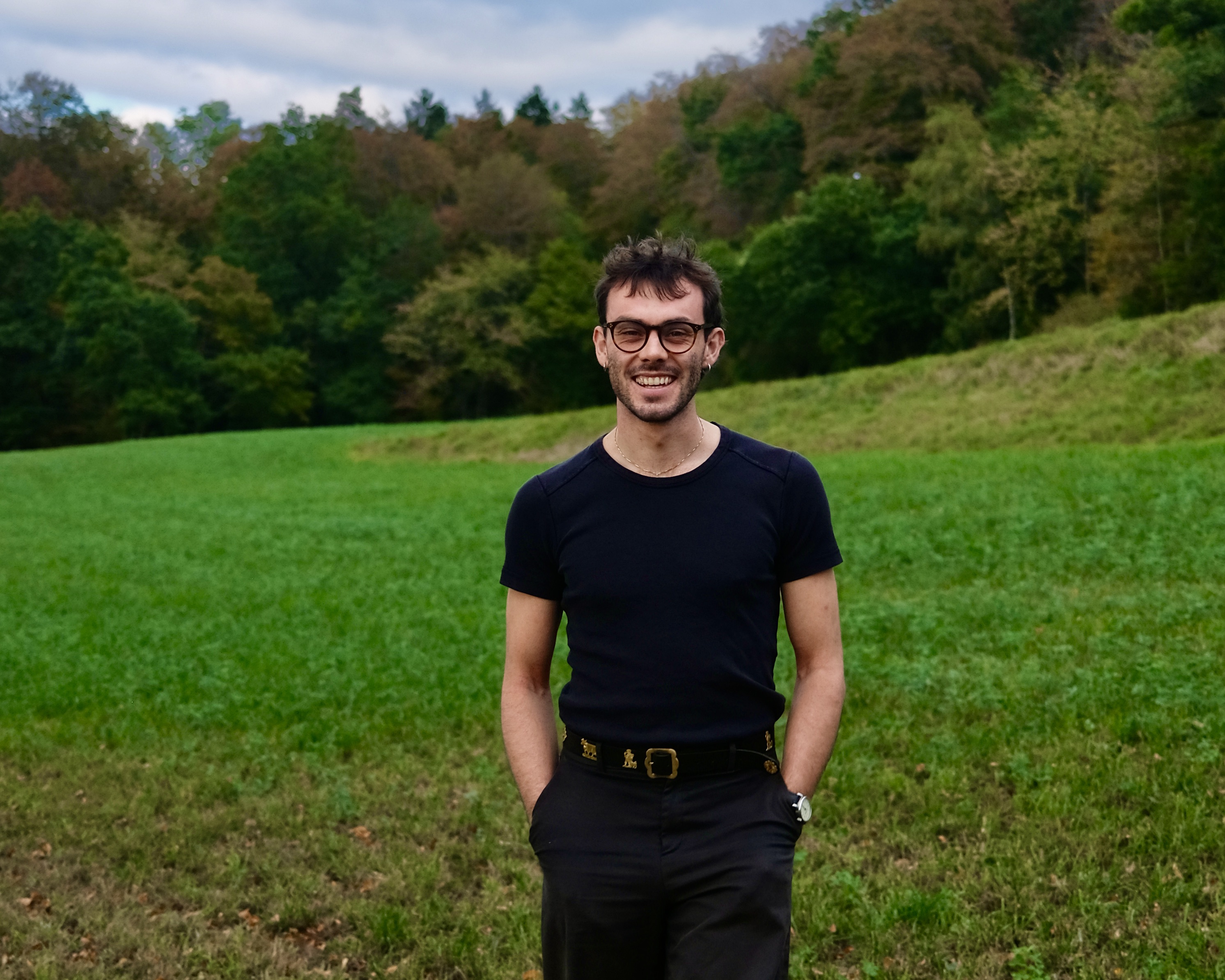 Der Student begann dieses Jahr die Ausbildung zum Ziegen- und Schafhirten