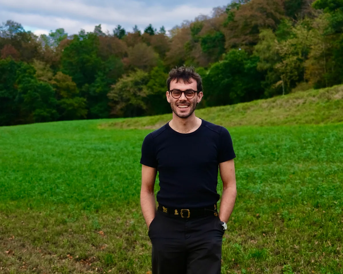 Noah Wildisen Der Student begann dieses Jahr die Ausbildung zum Ziegen- und Schafhirten