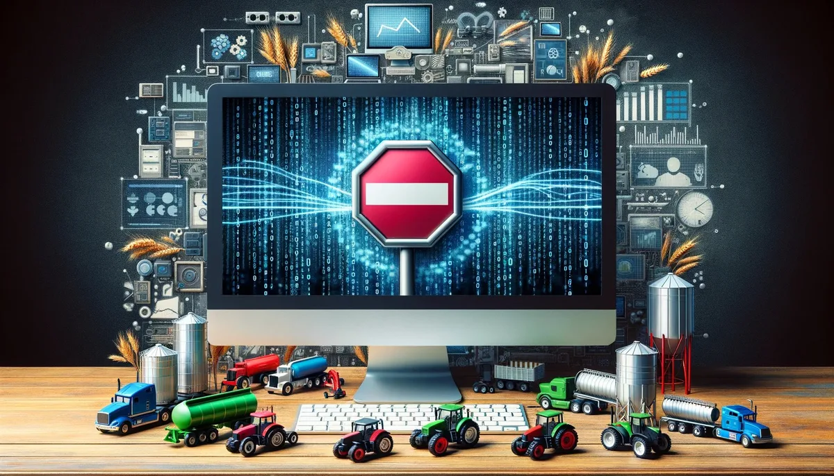 DALL_E_2024-05-30_15.48.44_-_A_computer_with_a_stop_sign_or_prohibition_sign_displayed_on_its_screen._In_the_background__there_is_a_collage_of_data-related_imagery__binary_code__g «Es gibt nichts zu melden»: Digiflux-Gegner rufen zum Boykott