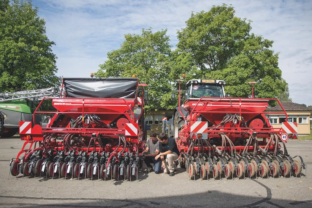 Swiss-Future-Farm-Einzelkornsaat Swiss Future Farm: Einzelkorn-Sämaschine