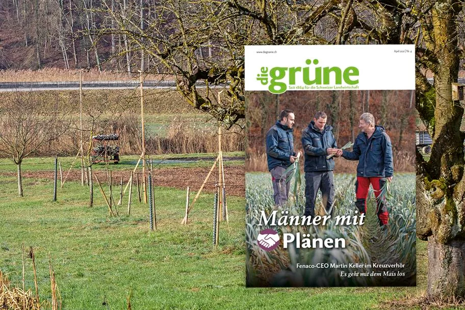23e5c5ca088548774e6306b556bd1bc44a7269ba Das April Heft von «die grüne» behandelt unter anderem das Thema Maisanbau vertieft. (Bild DG)