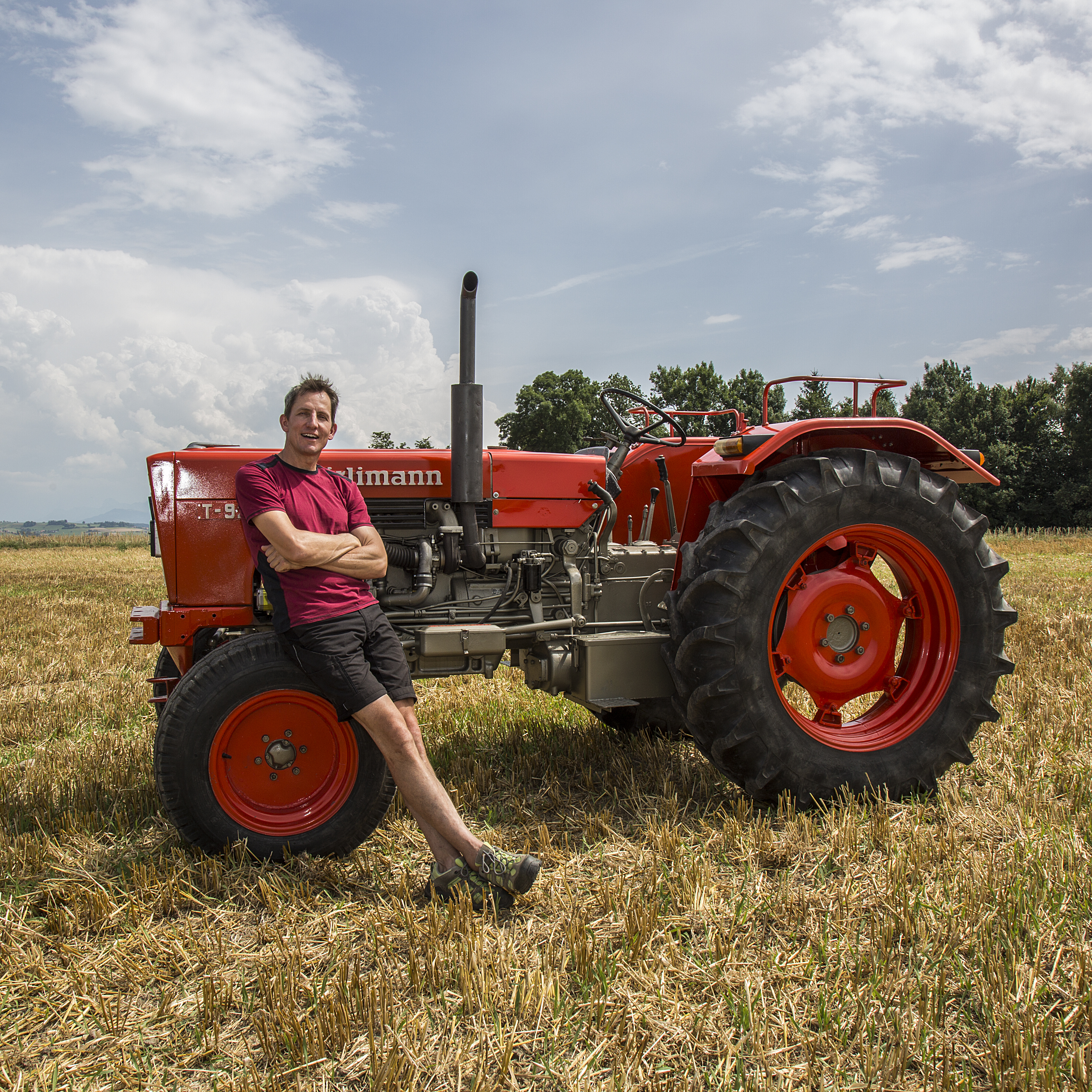 Der Hürlimann T-9200 ist der Traumtraktor von Beat Schmid.