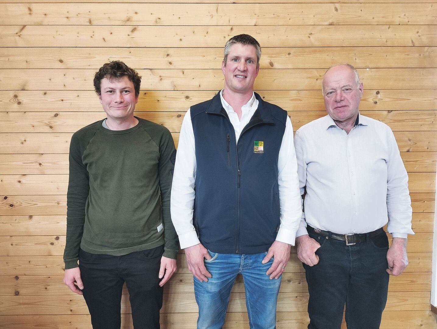 Jonas Meyer (neu im Vorstand), Roman Strupler (Präsident), Gérald Chételat (tritt zurück) (v. l. n. r.).