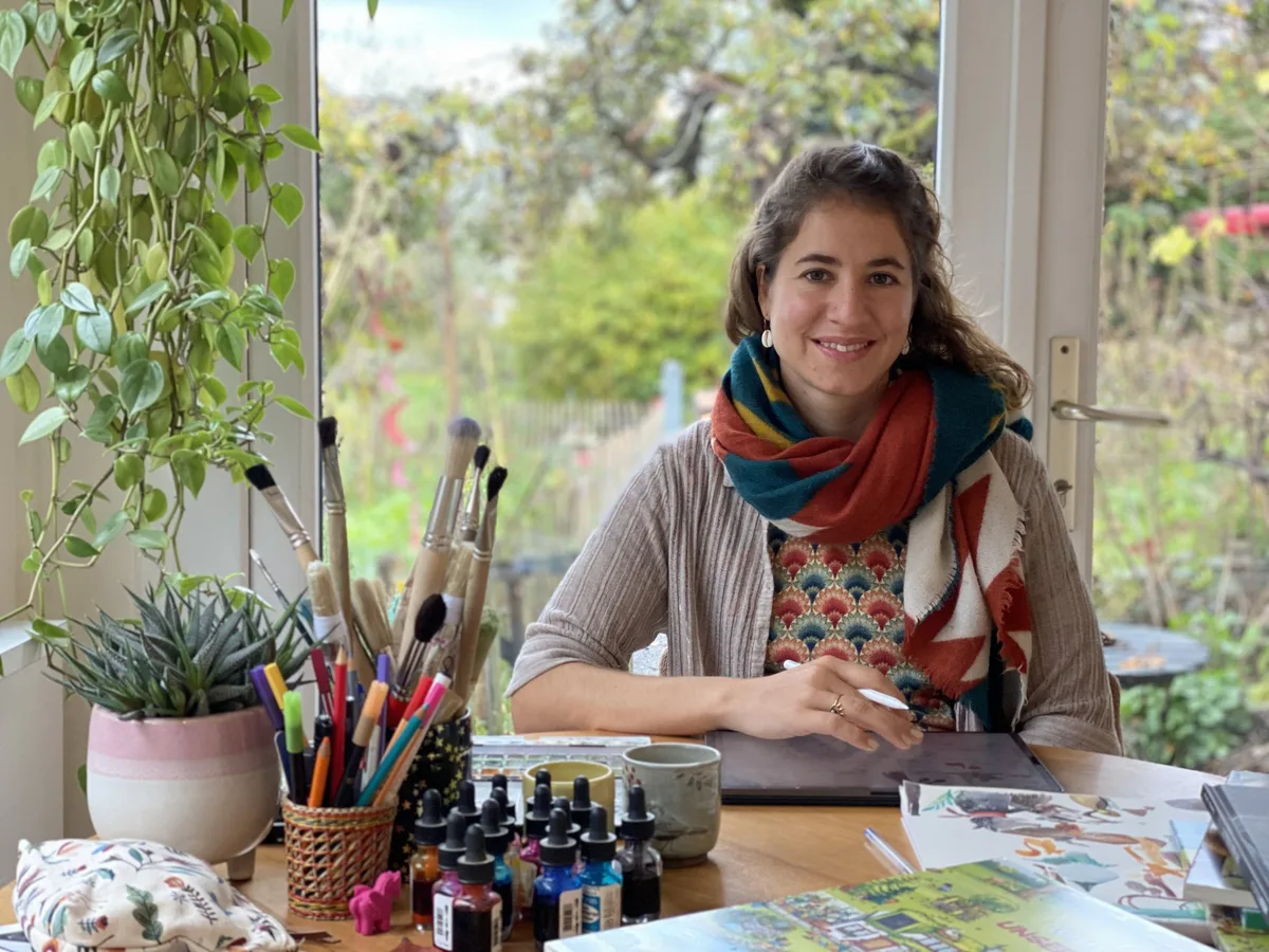Illustratorin Celine Geser findet Ruhe und Inspiration im Landleben