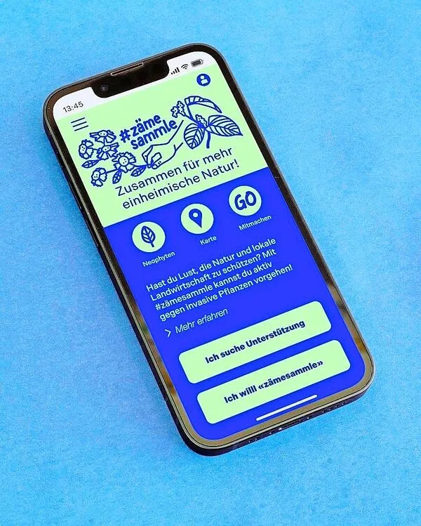 Die App zur Bekämpfung von invasiven Neophyten.