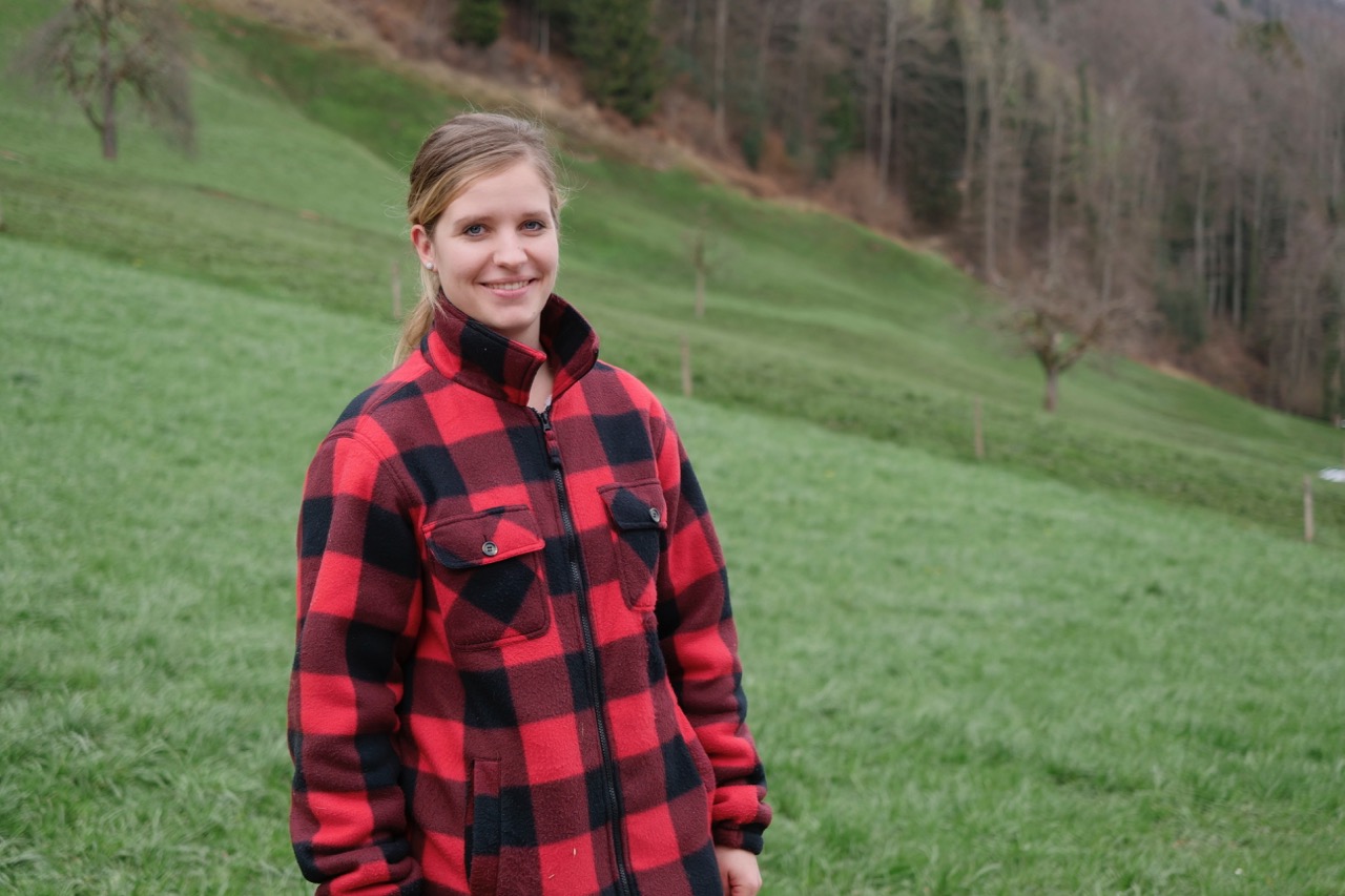 Landwirtin Martina Schmid berät im Bereich «Stall-Optimierungen». Bild: Martina Rüegger