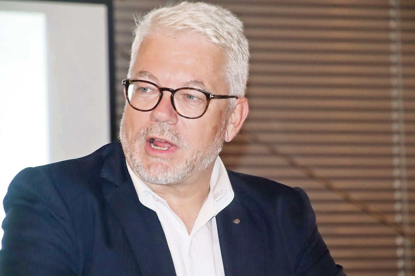 Martin Wiederkehr, Präsident des BDW, warb vergeblich für eine Erhöhung des Mitgliederbeitrags.